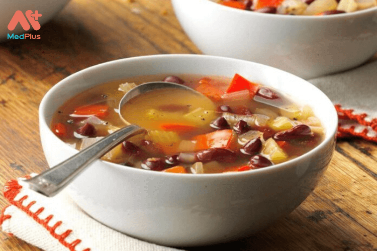 cách làm soup đậu tây rau củ