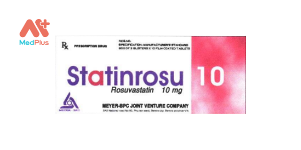 Thuốc Statinrosu 10: Liều dùng & lưu ý, hướng dẫn sử dụng, tác dụng phụ 128 thuốc Statinrosu 10