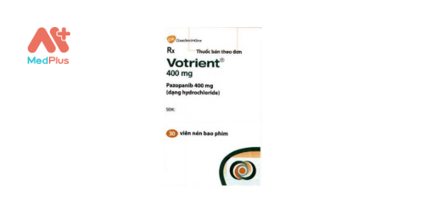 Thuốc Votrient 400mg: Liều dùng & lưu ý, hướng dẫn sử dụng, tác dụng phụ 128 thuốc Votrient 400mg