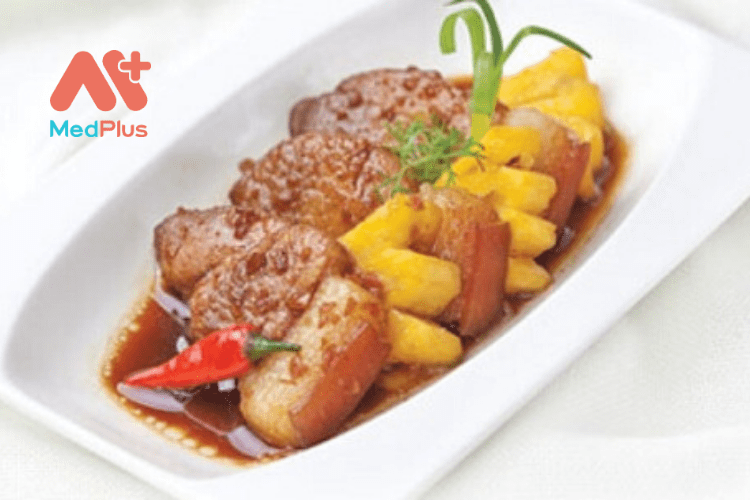 Cách làm thịt heo kho dứa
