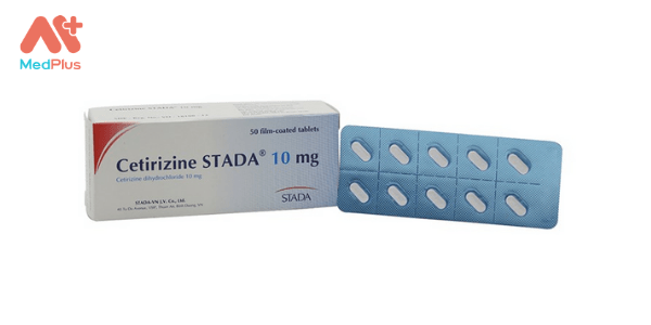 Thuốc Cetirizine Stada 10mg trị ngứa do chứng mề đay tự phát