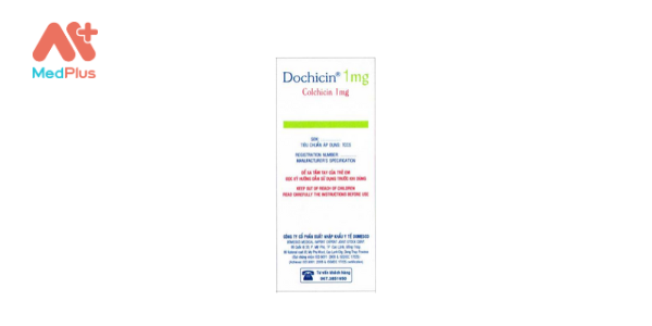 Thuốc Dochicin 1 mg: Liều dùng & lưu ý, hướng dẫn sử dụng, tác dụng phụ 128 Dochicin 1 mg