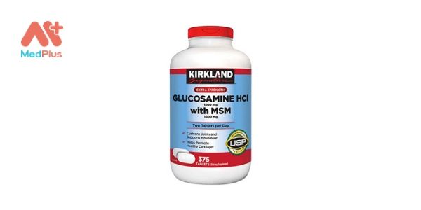 Glucosamine HCl 1500mg thuốc trị đau lưng của KIRKLAND, Mỹ