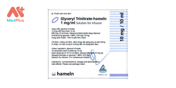 Glyceryl Trinitrate- Hameln 1mg/ml