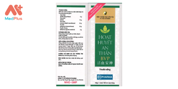 Thuốc Hoạt huyết an thần - BVP: Liều dùng & lưu ý, hướng dẫn sử dụng, tác dụng phụ 127 Hoạt huyết an thần