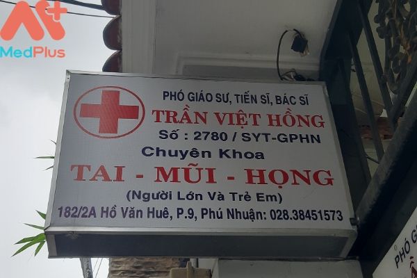 phòng khám tai mũi họng của BS Việt Hồng