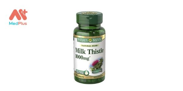 Milk Thistle 1000mg bảo vệ gan hiệu quả khỏi gan nhiễm mỡ