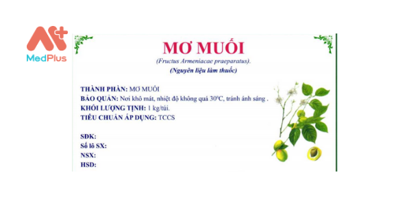 Thuốc Mơ Muối: Liều dùng & lưu ý, hướng dẫn sử dụng, tác dụng phụ 128 Mơ Muối