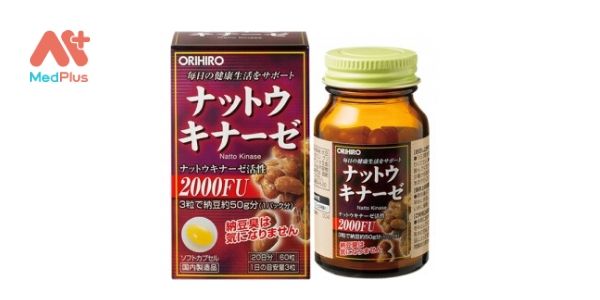Nattokinase 2000FU Orihiro chống đột quỵ
