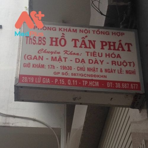 Phòng khám nội tổng hợp Bs Hồ Tấn Phát