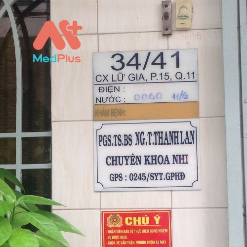 Phòng khám chuyên khoa nhi BS Nguyễn Thị Thanh Lan