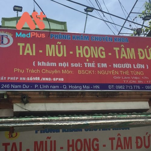 Phòng khám chuyên khoa tai mũi họng - BS Nguyễn Thế Hùng