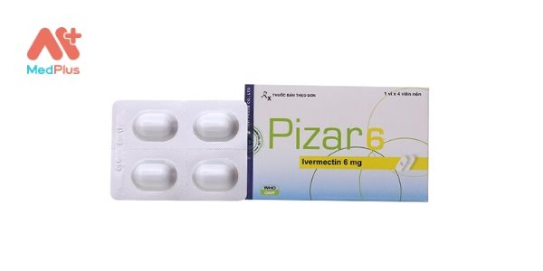 Pizar 6mg trị giun sán theo toa kê