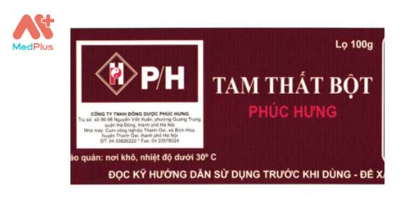 Tam thất bột Phúc Hưng 