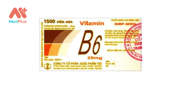 Thuốc Vitamin B6 25 mg