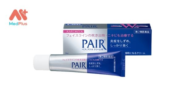Tuýp thuốc trị mụn đầu đen của Nhật: PAIR® Acne Cream W