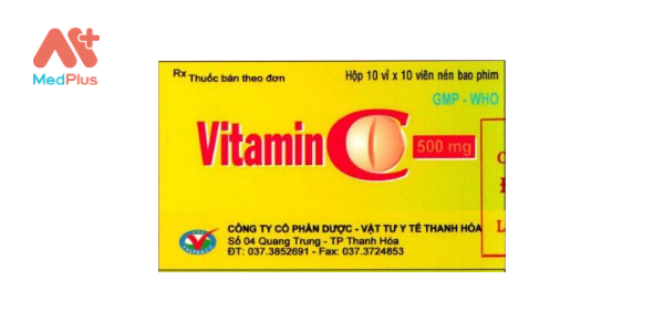 Thuốc Vitamin C 500 mg: Liều dùng & lưu ý, hướng dẫn sử dụng, tác dụng phụ - Medplus.vn