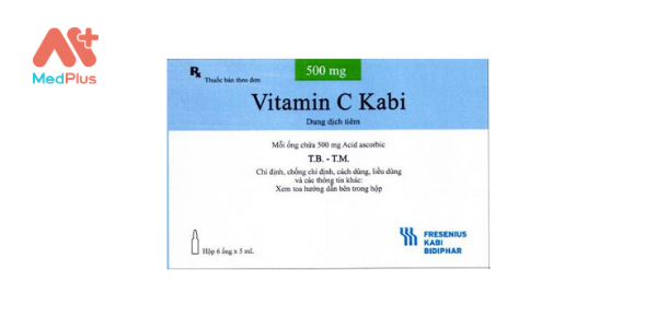Vitamin C Kabi 500mg/5ml có sẵn ở các nhà thuốc nào?

