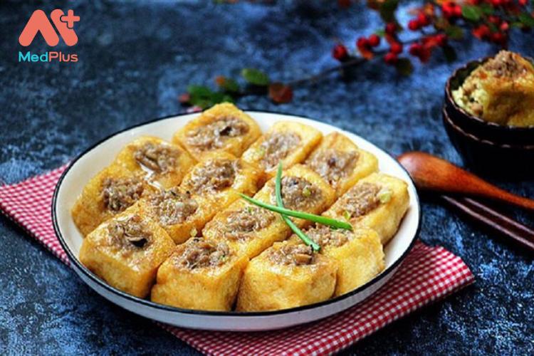 Cách làm món đậu hủ nhồi thịt nấm hương