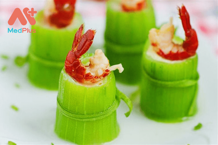 Lưu ý về mướp nhồi tôm hấp