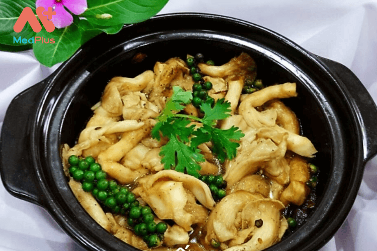 nấm kho tiêu mẹo