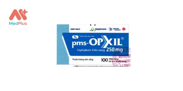Thuốc pms - Opxil 250 mg (VD-18297-13): Liều dùng & lưu ý, hướng dẫn sử dụng, tác dụng phụ 128 pms - Opxil 250 mg
