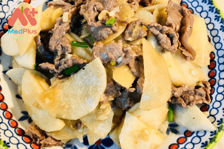 Thịt bò xào củ đậu thơm ngon