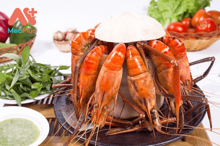 Tôm hấp nước dừa thơm ngon