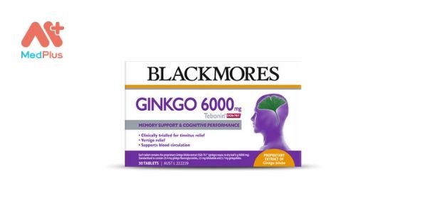 Ginkgo 6000 mg - viên uống bổ não Úc