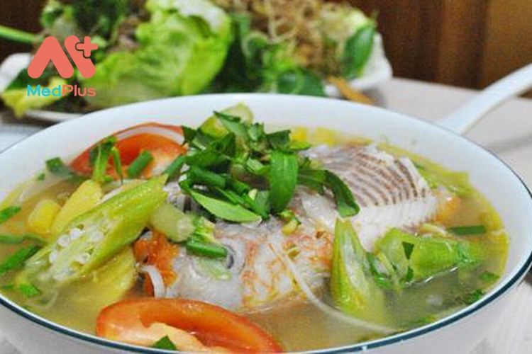 Món canh chua cá diêu hồng nóng hổi thơm ngon