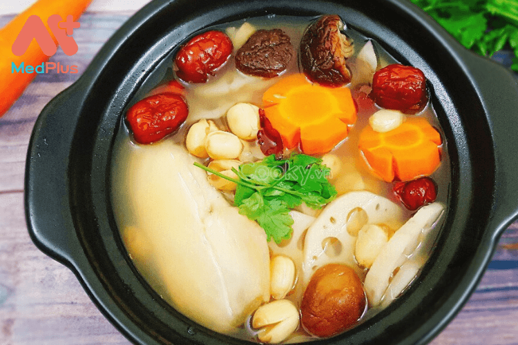 Canh củ sen sò điệp