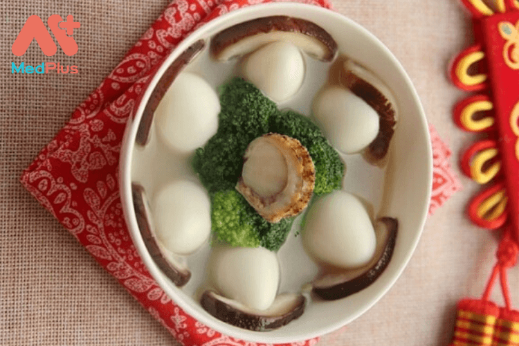 Canh trứng cút sò điệp cho bữa cơm thêm trọn vị
