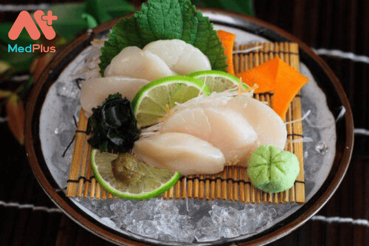 Lạ miệng với món sushi sò điệp