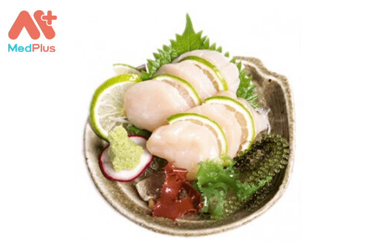 Sushi sò điệp cực ngon 