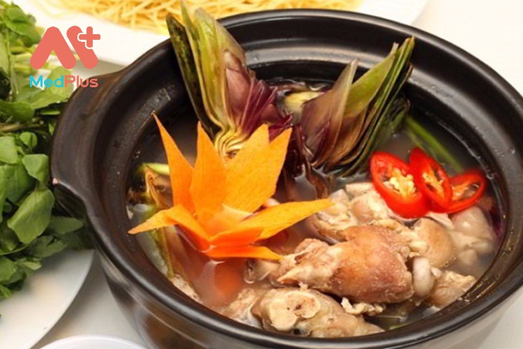 Giải nhiệt ngày hè với món sườn heo hầm hoa atiso thanh ngọt, hấp dẫn 130 Cách làm sườn heo hầm hoa atiso