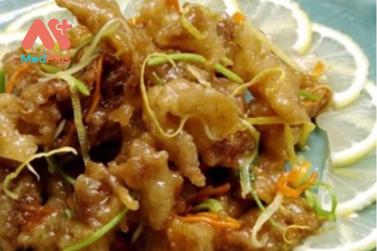 Đổi vị với món thịt heo chiên sốt chanh gừng cả nhà đều mê 129 Cách làm thịt heo chiên sốt chanh gừng