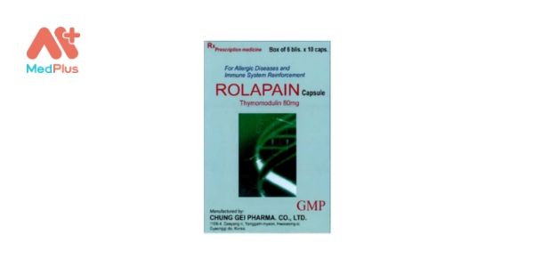Thuốc Rolapain chứa 80mg Thymomodulin