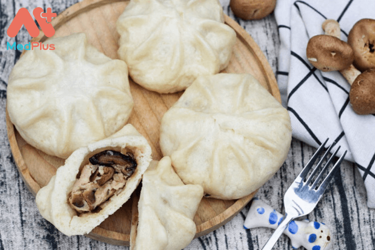Cách làm bánh bao nhân thịt gà và nấm