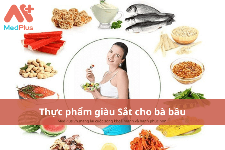 thực phẩm giàu sắt cho bà bầu