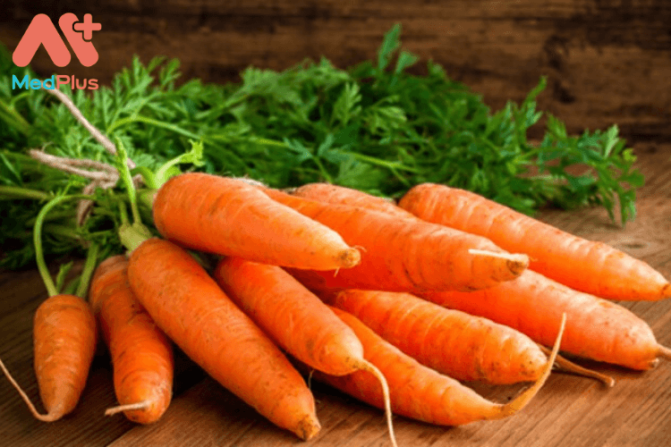 Thực phẩm giàu vitamin A cho bà bầu: cà rốt