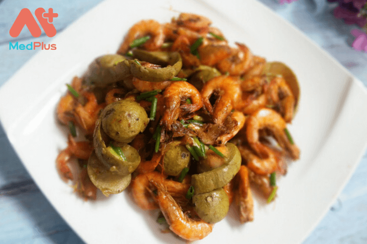 Cách làm tôm rang sấu chua chua mặn mặn cực ngon cơm 143 Tôm rang sấu