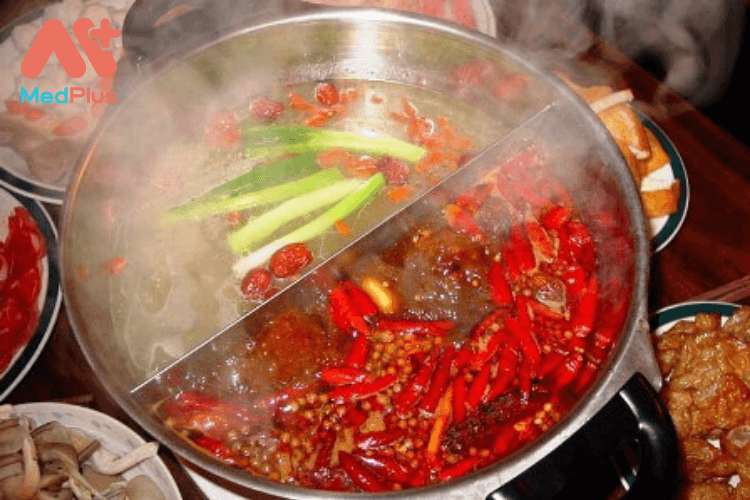 Đồ ăn quá cay nóng