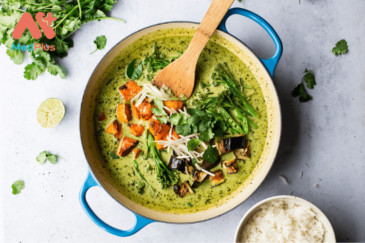 Đổi vị với các món ăn từ cà-ri chay đậm đà, cực kỳ lôi cuốn 132 Cà-ri Thái xanh