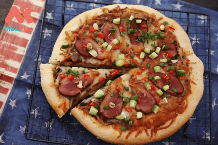 Công dụng món pizza thịt vịt hun khói 