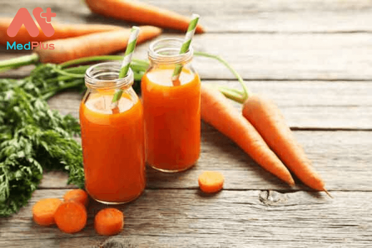 Dinh dưỡng cho bà bầu bị cao huyết áp: cà rốt