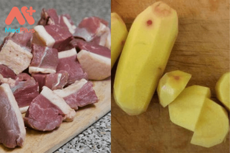 Lạ miệng với món vịt kho khoai tây cà tím, lấy lòng cả nhà 136 Sơ chế nguyên liệu