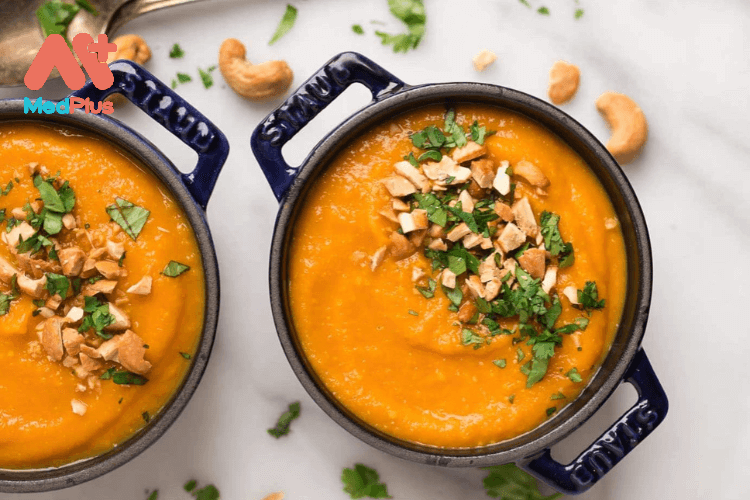 Gợi ý các món side dish từ cà rốt cho bữa tiệc thêm sắc màu 134 Súp cà rốt sữa chua