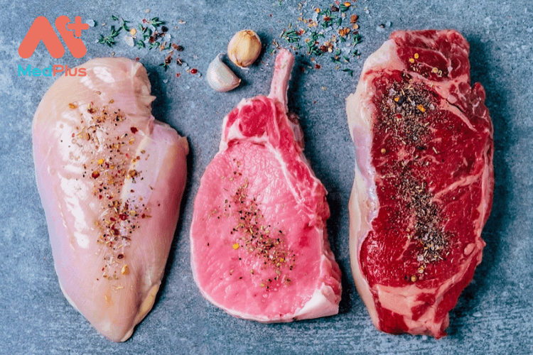 Thịt bò nạc và ức gà - chất đạm động vật cần cho việc giảm cân