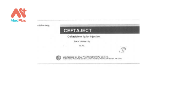 Thuốc CEFTAJECT chứa hoạt chất Ceftazidim.