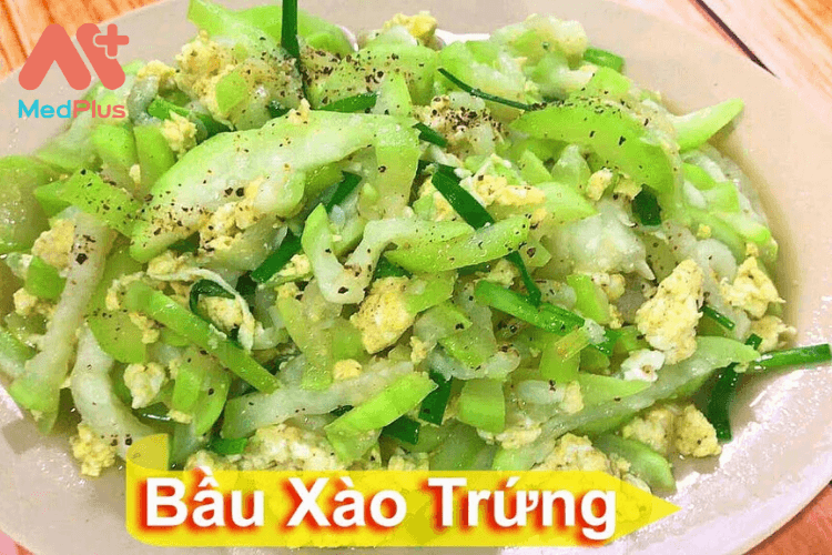 Trứng vịt xào bầu